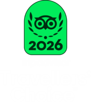 Tripadvisor TC Badge + Travelers’ Choice Center Aligned White – LL-big